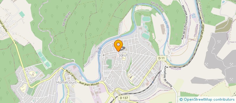 localisation de l'entreprise FRULEG  JUF