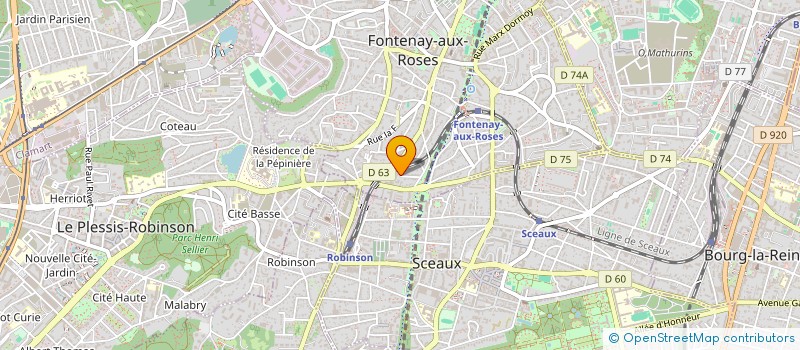 localisation de l'entreprise FRUSTEL EDITIONS à FONTENAY-AUX-ROSES