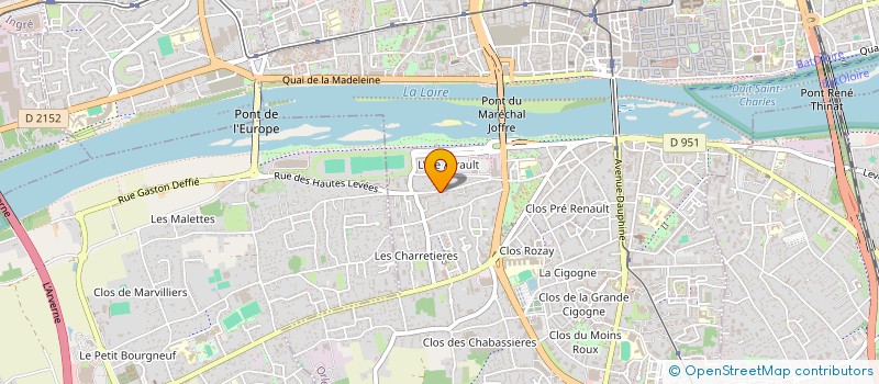 localisation de l'entreprise FRUSTRATION LA REVUE  ST SAVINIEN