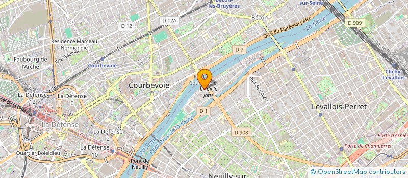 localisation de l'entreprise FRUSUMA EUROPE SA à NEUILLY-SUR-SEINE