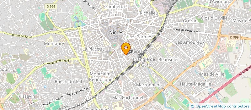 localisation de l'entreprise FRUTASUD à NIMES