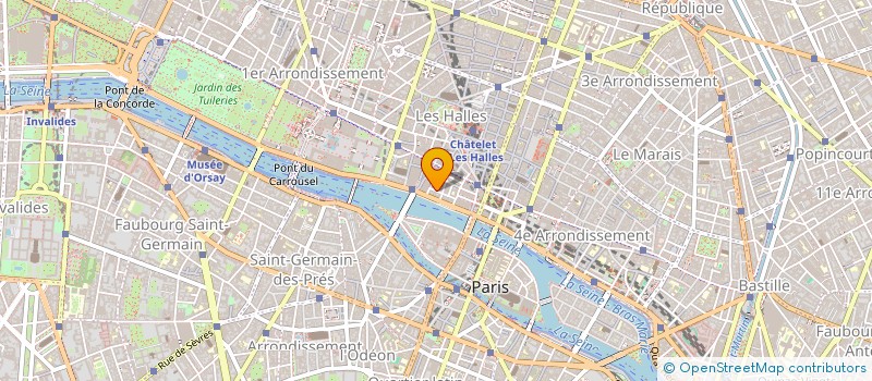 localisation de l'entreprise FRUTINTERVALLE  PARIS