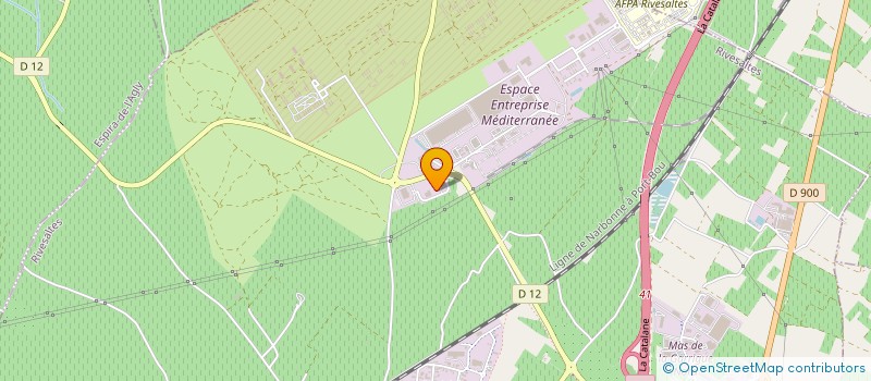 localisation de l'entreprise FRUTIPACK à RIVESALTES