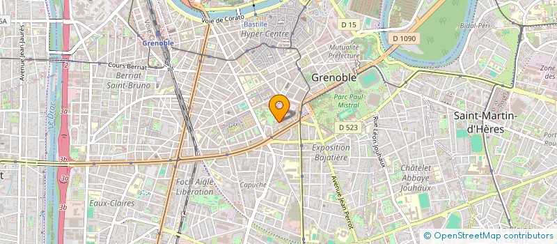 localisation de l'entreprise FRUTOMATIK GRENOBLE  GRENOBLE