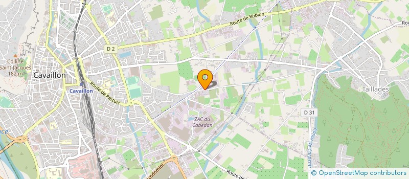 localisation de l'entreprise FRUTTICA à CAVAILLON