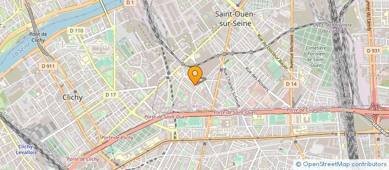 localisation de l'entreprise FRUTTINI BY MO L'ATELIER à SAINT-OUEN-SUR-SEINE