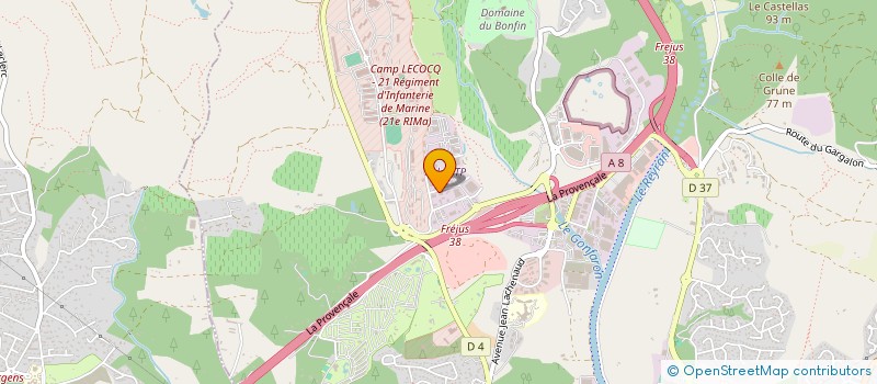 localisation de l'entreprise FRUUGO à FREJUS