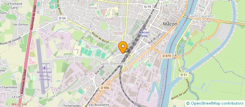 localisation de l'entreprise FRUUGO à MACON