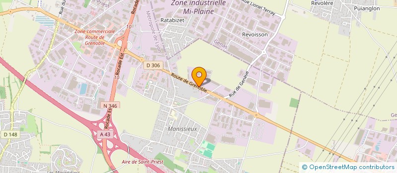 localisation de l'entreprise FRV AUTO  SAINT-PRIEST