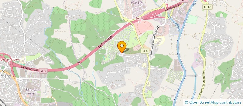 localisation de l'entreprise FRV ELEC à FREJUS