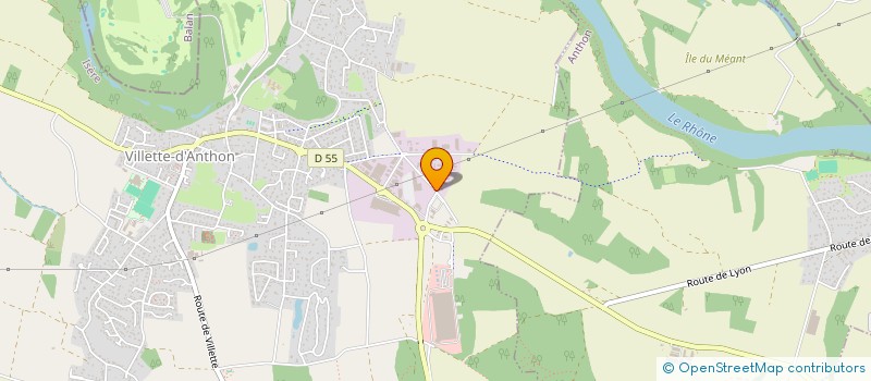 localisation de l'entreprise FRV'SENS  VILLETTE-D'ANTHON