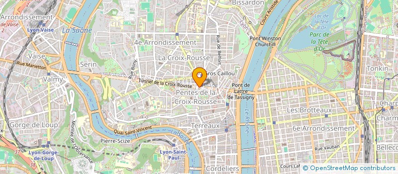 localisation de l'entreprise FRV100 à LYON