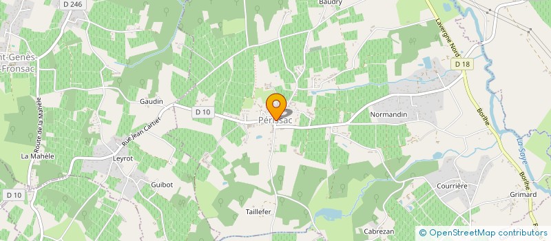 localisation de l'entreprise FRVCENT TABLE  PERISSAC