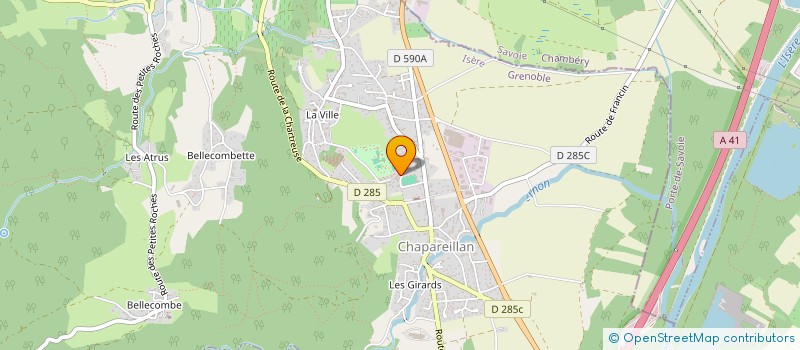 localisation de l'entreprise FRVGMENTS  CHAPAREILLAN