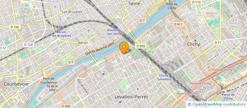 localisation de l'entreprise FRX PRODUCTIONS à LEVALLOIS-PERRET