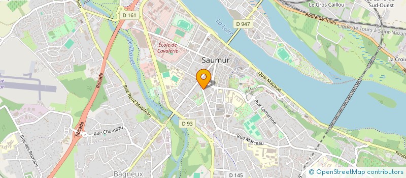 localisation de l'entreprise FRY  SAUMUR