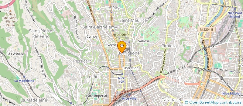 localisation de l'entreprise FRYDOM  NICE