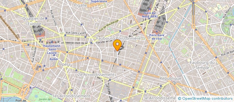 localisation de l'entreprise FRYLANE SA à PARIS