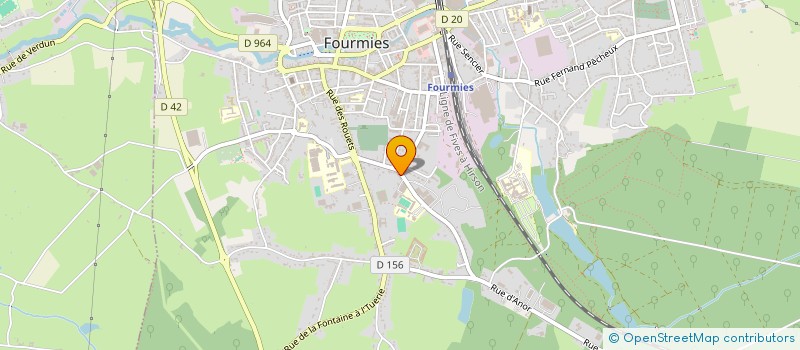 localisation de l'entreprise FRYLO  FOURMIES