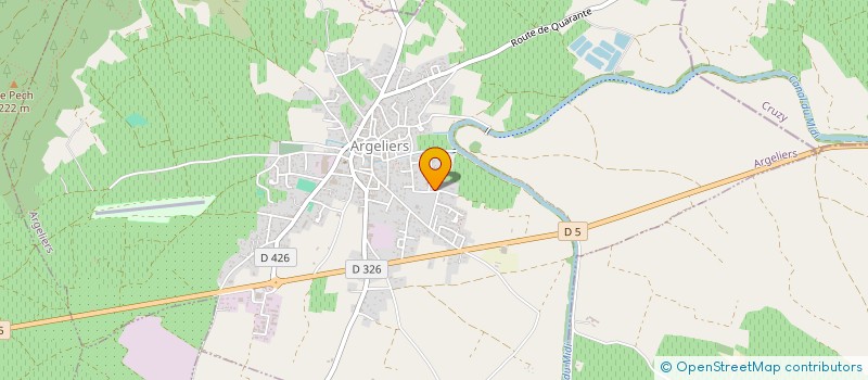 localisation de l'entreprise FRYMR  ARGELIERS