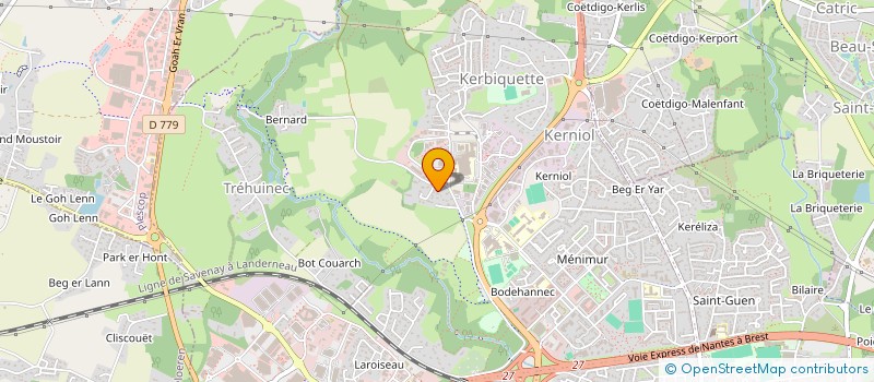 localisation de l'entreprise FRYOMA à VANNES