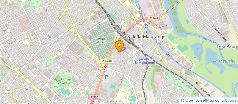 localisation de l'entreprise FRYONCREATION  VANDUVRE-LES-NANCY