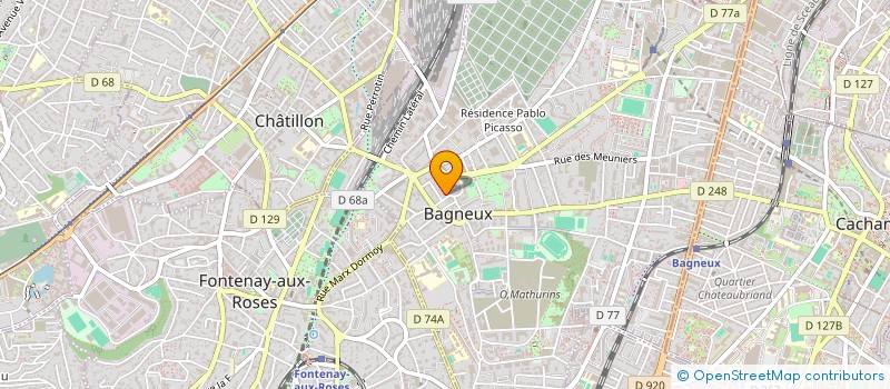 localisation de l'entreprise FRYS à BAGNEUX