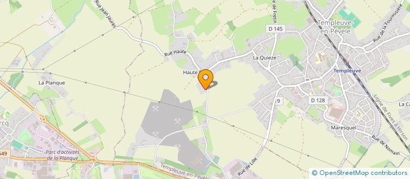 localisation de l'entreprise FRYSA  TEMPLEUVE EN PEVELE