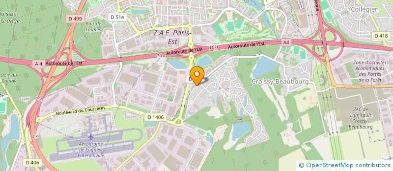 localisation de l'entreprise FRYVY  CROISSY-BEAUBOURG