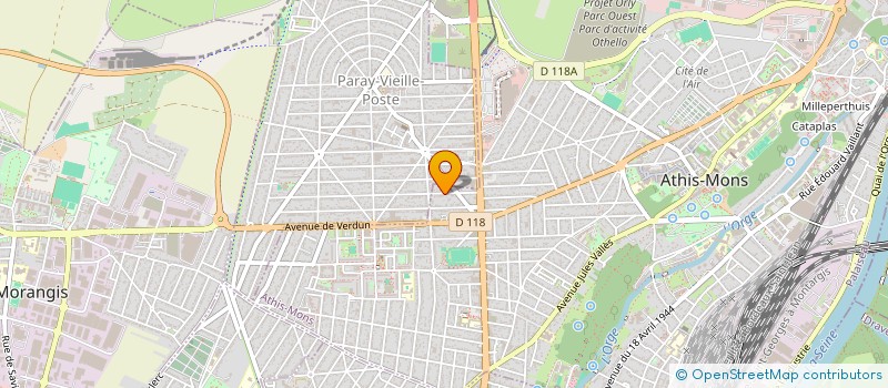 localisation de l'entreprise FRZ DIAG  ATHIS-MONS