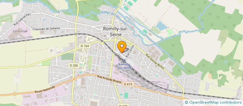 localisation de l'entreprise FS-2 à ROMILLY-SUR-SEINE