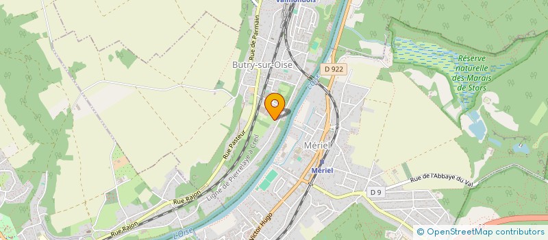 localisation de l'entreprise FS 7 HOLDING  BUTRY-SUR-OISE