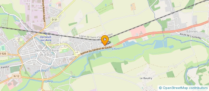 localisation de l'entreprise FS à VERNEUIL D'AVRE ET D'ITON