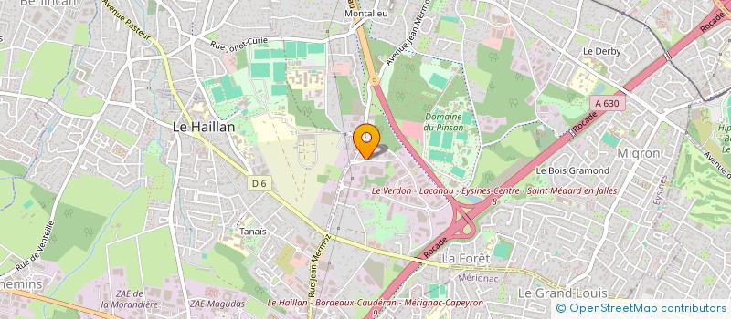 localisation de l'entreprise FS AUTOMOBILES à EYSINES