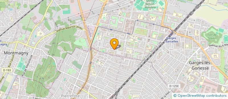 localisation de l'entreprise FS CAR  SARCELLES