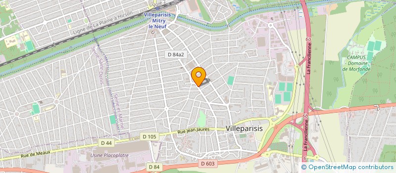 localisation de l'entreprise FS CLOSET HOLDING à VILLEPARISIS