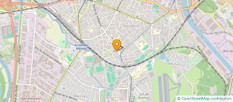 localisation de l'entreprise FS COIFFURE à STRASBOURG