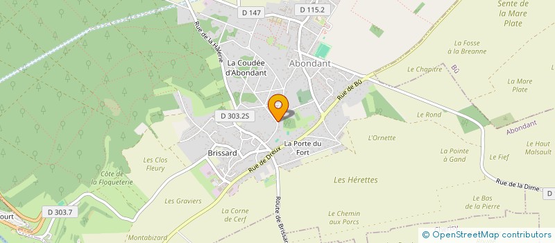 localisation de l'entreprise FS-CONTACT à ABONDANT
