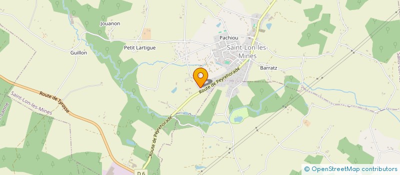 localisation de l'entreprise FS COURTAGE  SAINT-LON-LES-MINES