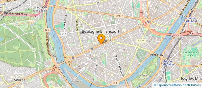 localisation de l'entreprise FS DISTRIB à BOULOGNE-BILLANCOURT