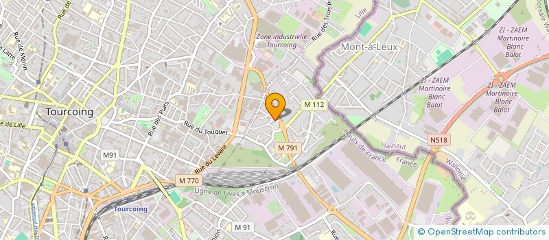 localisation de l'entreprise FS EVENTS  WATTRELOS