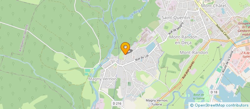 localisation de l'entreprise FS IMMO  MAGNY-VERNOIS