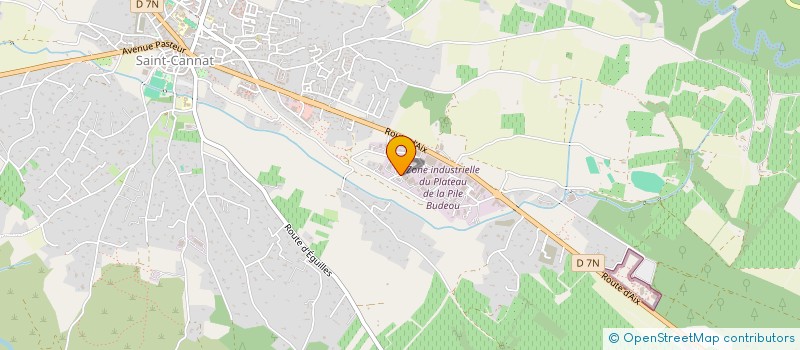 localisation de l'entreprise FS IMMO  SAINT-CANNAT