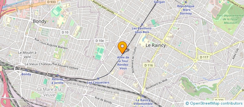localisation de l'entreprise FS IMMOBILIER à VILLEMOMBLE