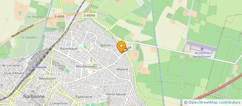 localisation de l'entreprise FS INVEST à NARBONNE