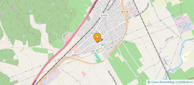 localisation de l'entreprise FS INVEST  MILHAUD