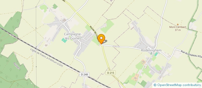 localisation de l'entreprise FS INVEST  CAMPAGNE-LES-GUINES