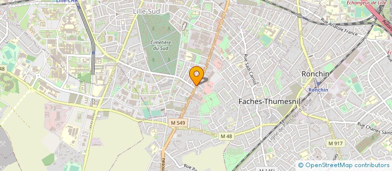 localisation de l'entreprise FS MOTORS à LILLE