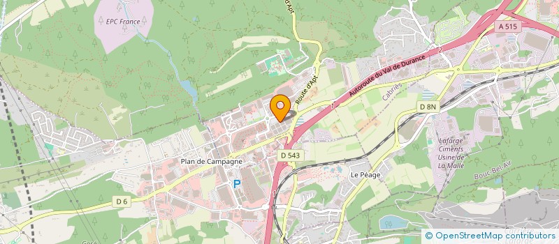 localisation de l'entreprise FS OPTIQUE  CABRIES