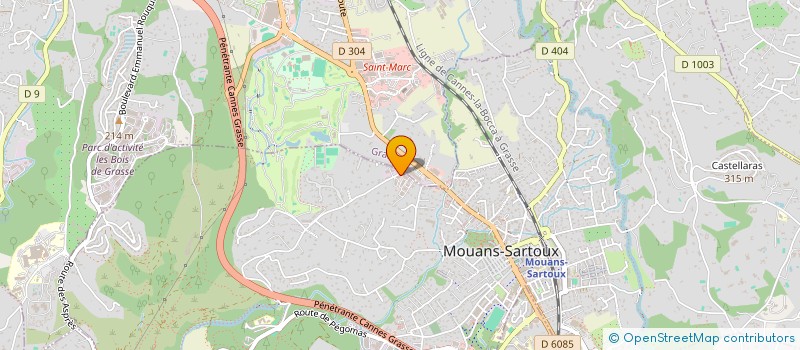 localisation de l'entreprise FS PROD à MOUANS-SARTOUX